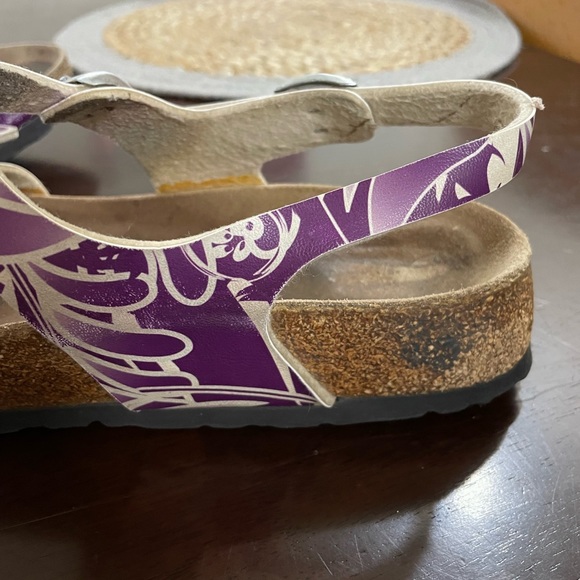 Birkis by Birkenstock 39 250 L8 M6 Womens Size 8 Purple - Picture 12 of 13
